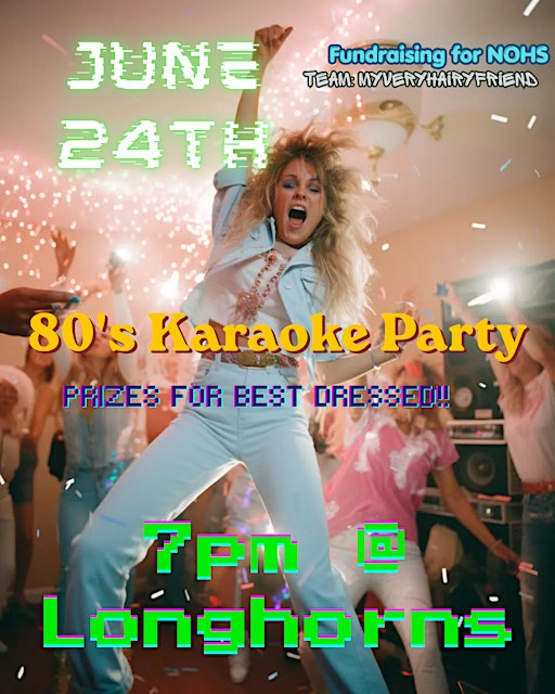80s karaoke costume party | Longhorn Pub