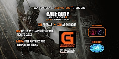 Call of Duty: Black Ops 2 at LANaheim! | GameCraft Brewing