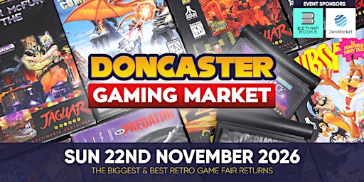 Doncaster Gaming Market - Sunday 22 November 2026 | The Dome