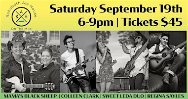 Mama's Black Sheep, Sweet Leda, Colleen Clark, & Regina Sayles | Rehoboth Ale House On the Mile