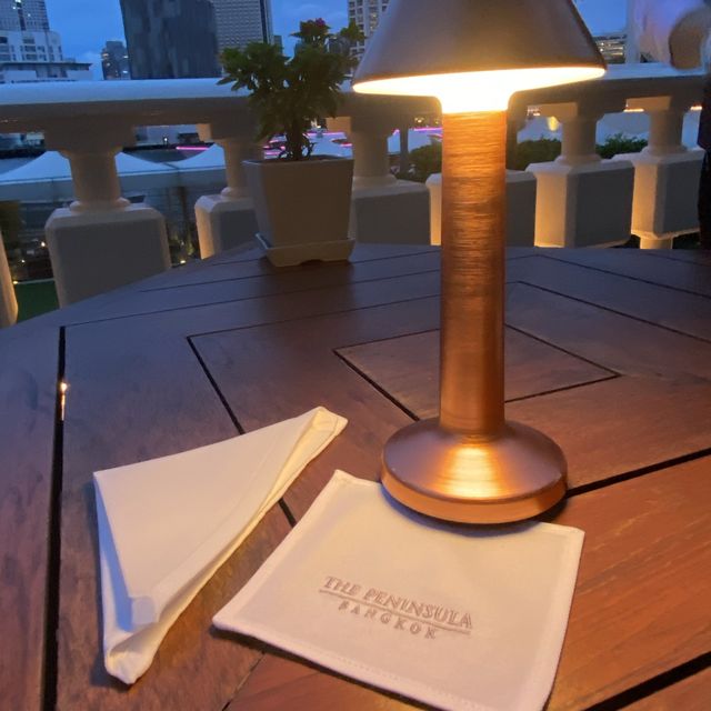 Dinner at River Cafe & Terrace at The Peninsula 