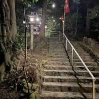 滋賀県　立木観音で初詣