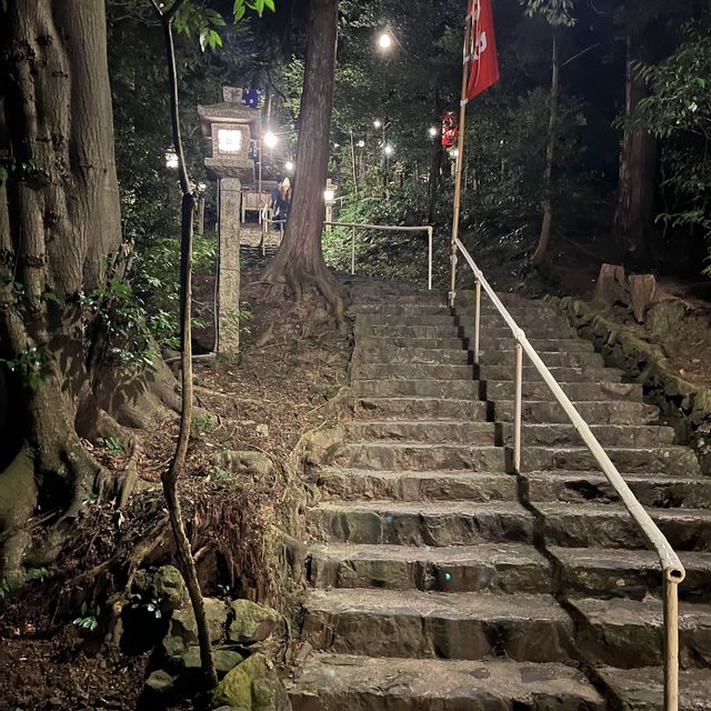 滋賀県　立木観音で初詣
