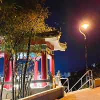 絕美夜景！太平山頂獅子亭