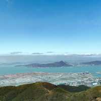 大嶼山彌勒山｜香港第8高｜遠眺赤鱲角機場、鳳凰山、天壇大佛 
