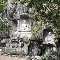 Temple nested in a beautiful landscape