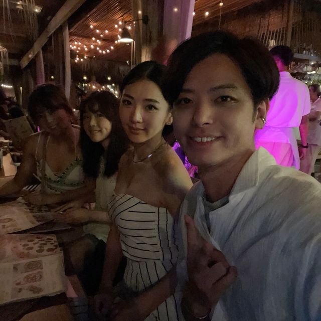 蘇美島coco tams 海灘酒吧火舞表演