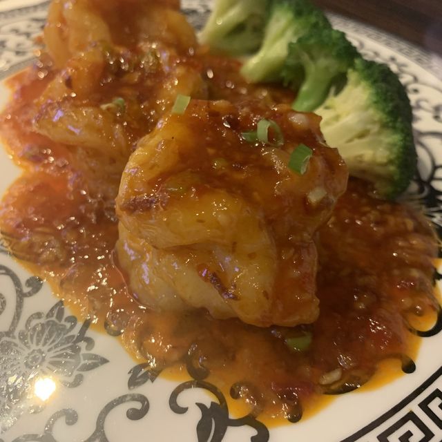 萬豪中菜廳的晚餐