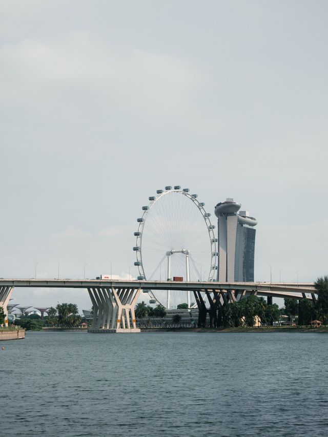 Historical downtown with modern city view