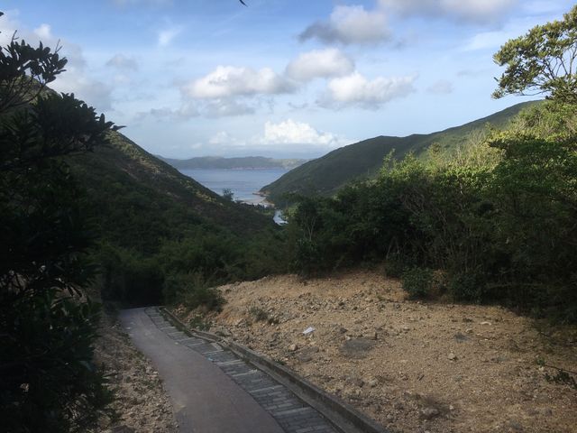 Hiking with a magical view 🤩