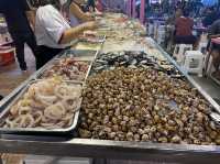 มันปาก หมูกะทะ ตลาดนกฮูก