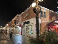 Byward Market at night in Ottawa
