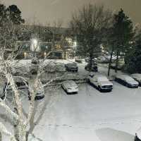 after 3 years - Snowing 