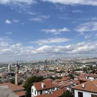 土耳其遊記 Ankara 在安卡拉城堡看Ankara 全景