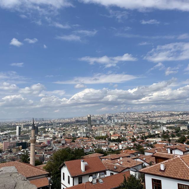土耳其遊記 Ankara 在安卡拉城堡看Ankara 全景
