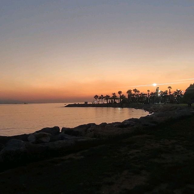 At the beach in Kocaeli, Turkey 