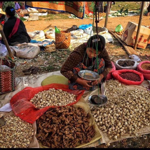 Visiting the Market in Inle Lake