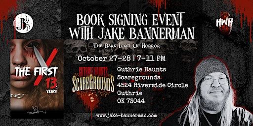 Tour of Hell : Book Signing Event with Horror Writer Jake Bannerman (Guthrie) | Guthrie Haunts