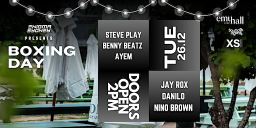 ENIGMA SYDNEY PRESENTS BOXING DAY PARTY@EMU HALL | Emu Hall Bar & Kitchen