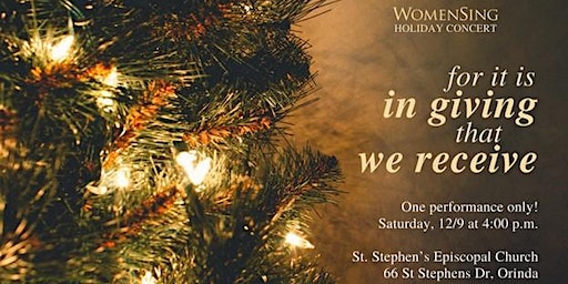 WomenSing Holiday Concert | St. Stephen’s Episcopal Church