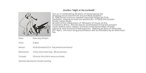 A very special afternoon tea and video presentation | Club garibaldi