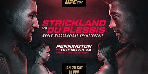 |||UFC 297: STRICKLAND VS. DU PLESSIS||| | THE WAREHOUSE BILLIARD BAR