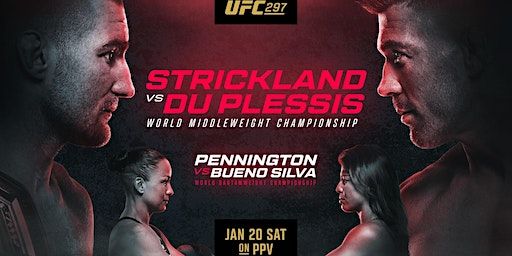 |||UFC 297: STRICKLAND VS. DU PLESSIS||| | THE WAREHOUSE BILLIARD BAR