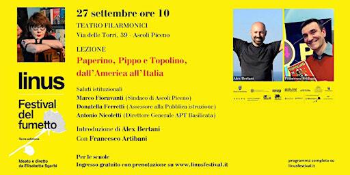 Paperino, Pippo e Topolino, dall’America all’Italia | Teatro Filarmonici