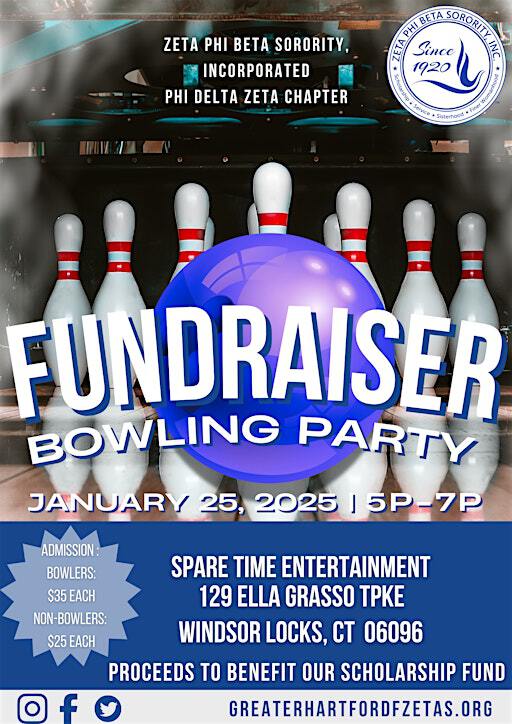 Bowling with the Zetas | Spare Time Windsor Locks