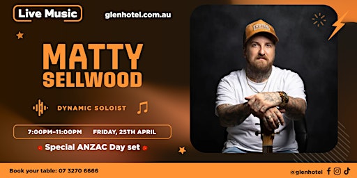Matty Sellwood LIVE at The Glen Hotel! | The Glen Hotel