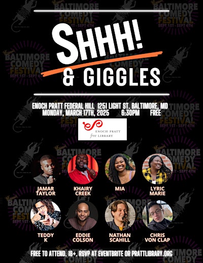 SHHH n' Giggles | Enoch Pratt Library - Light Street Branch