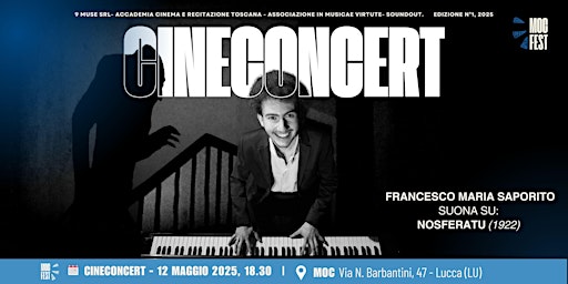 CineConcert 5: Nosferatu sulle note di FRANCESCO MARIA SAPORITO | Via Nicola Barbantini, 47