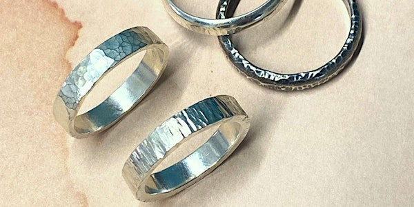 Hammered Silver Ring Workshop | Stratford School of Jewellery