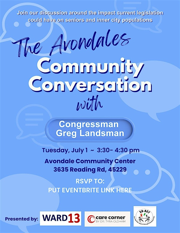 The Avondales Community Conversation w/ Congressman Greg Landsman | 3635 Reading Rd