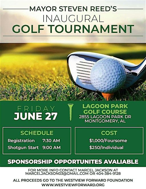 Mayor Steven Reed's Inaugural Golf Tournament | Lagoon Park Golf Course