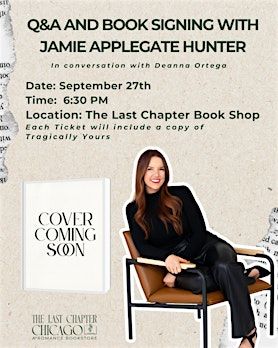 Q&A and Book Signing with Jamie Applegate Hunter | The Last Chapter Book Shop