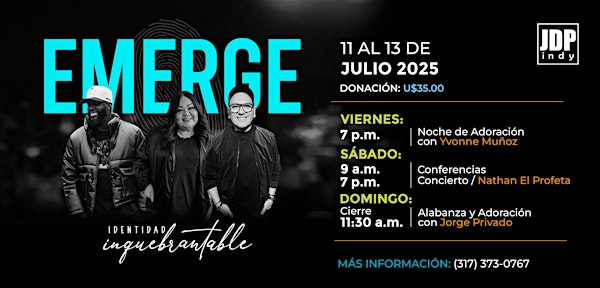 CONGRESO DE JOVENES EMERGE 2025 | 3651 Commercial Dr