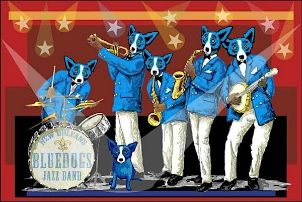 Blue Dogs in the Night | George Rodrigue Foundation of the Arts