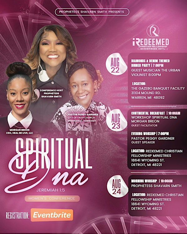 WOP3 Woman's Conference 2025.  “Spiritual DNA”, Jeremiah 1:5 | Redeemed Christian Fellowship Ministries