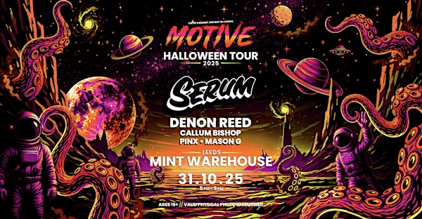 Leeds 16+ Halloween Rave | Mint Warehouse