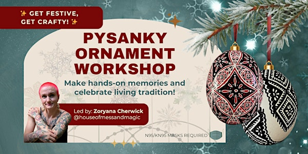 Pysanky Ornament Workshop | The Grove | Visual Studio | Ottawa
