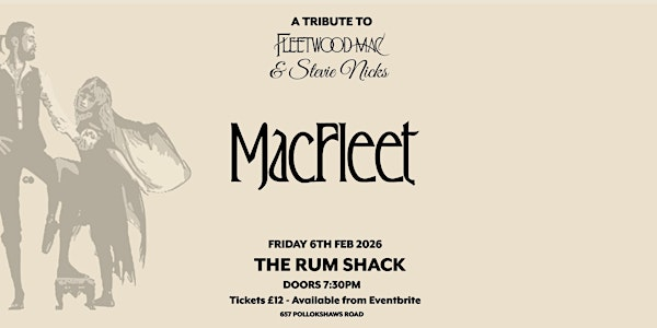 MacFleet LIVE at The Rum Shack | The Rum Shack