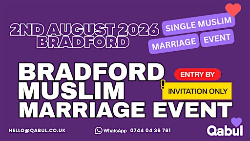 Bradford - MUSLIM MARRIAGE EVENT | 1-to-1 Single Meetup | INVITE ONLY | Mercure Bradford Bankfield Hotel