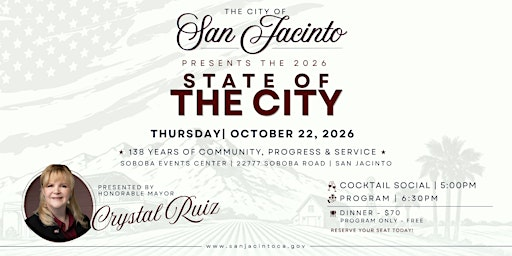 2026 City of San Jacinto State of the City | Soboba Casino Resort