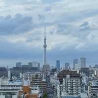 ホテルイースト21東京の美味しいご飯と廊下から見えたスカイツリー