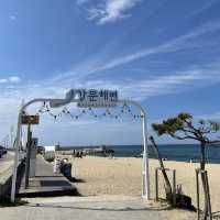 동해바다의 대표_ 강문해변⛱️