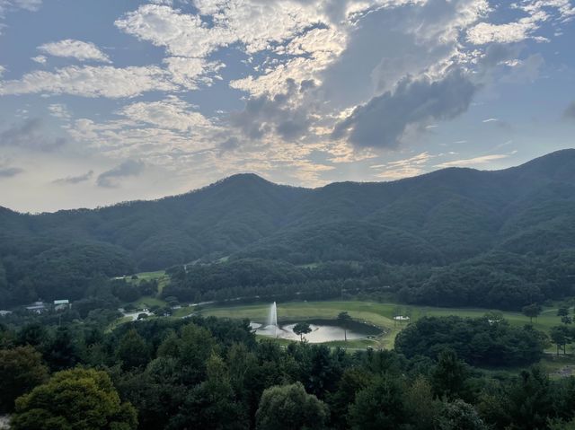 산림욕을 즐기며 모임을 즐길 수 있는 리조트⛰ ️