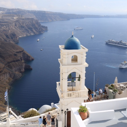 Santorini - romantic island yet relaxing