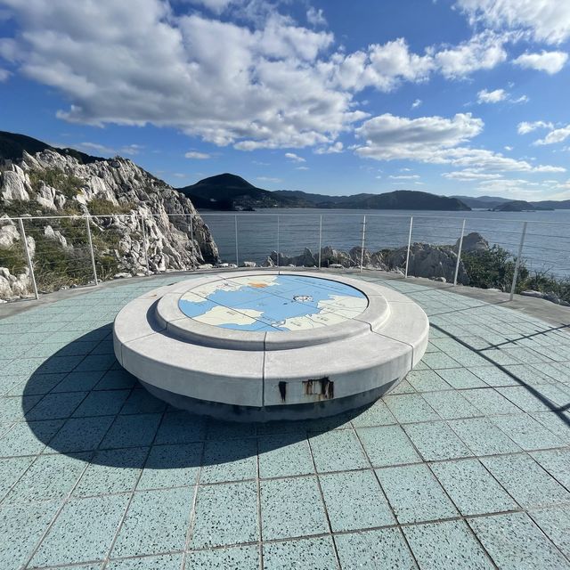 白い海岸の絶景