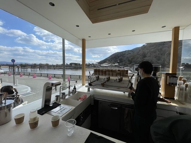 京都　嵐山にある大人気カフェ％アラビカ京都カフェ🎋💚